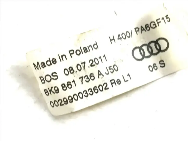 Audi Q5 SQ5 (2008 - 2012) 8K9861736A Держатель крепления сетки (в потолке) — фото 5