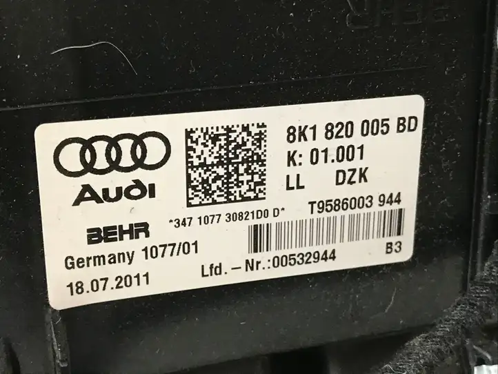 Audi Q5 SQ5 (2008 - 2012) 8K1820005BD Комплект системы вентиляции салона — фото 7