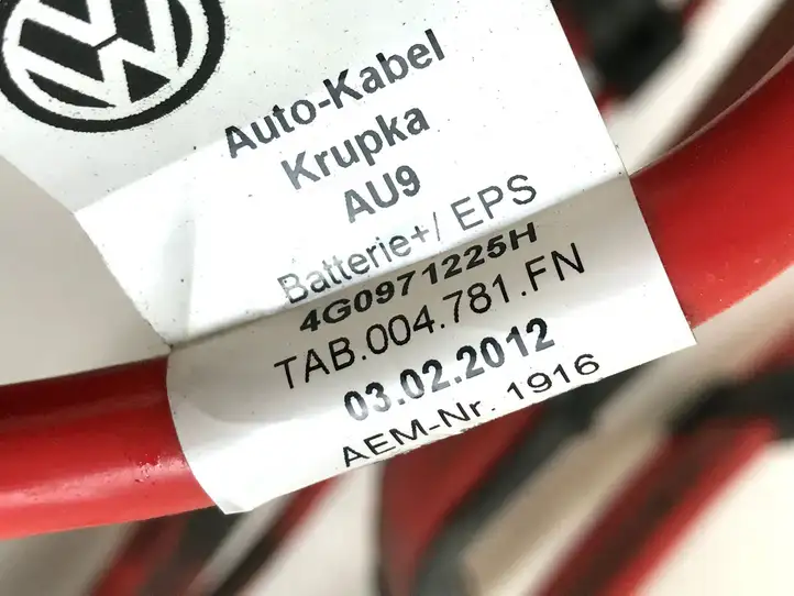 Audi A6 C7 (2011 - 2014) 4G0971225H Плюсовой провод аккумулятора — фото 3
