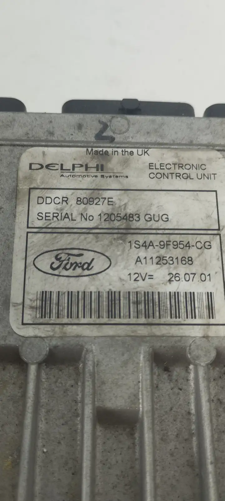 Ford Focus (1998 - 2004) 1S4A9F954CG Блок управления двигателем (ЭБУ) — фото 5
