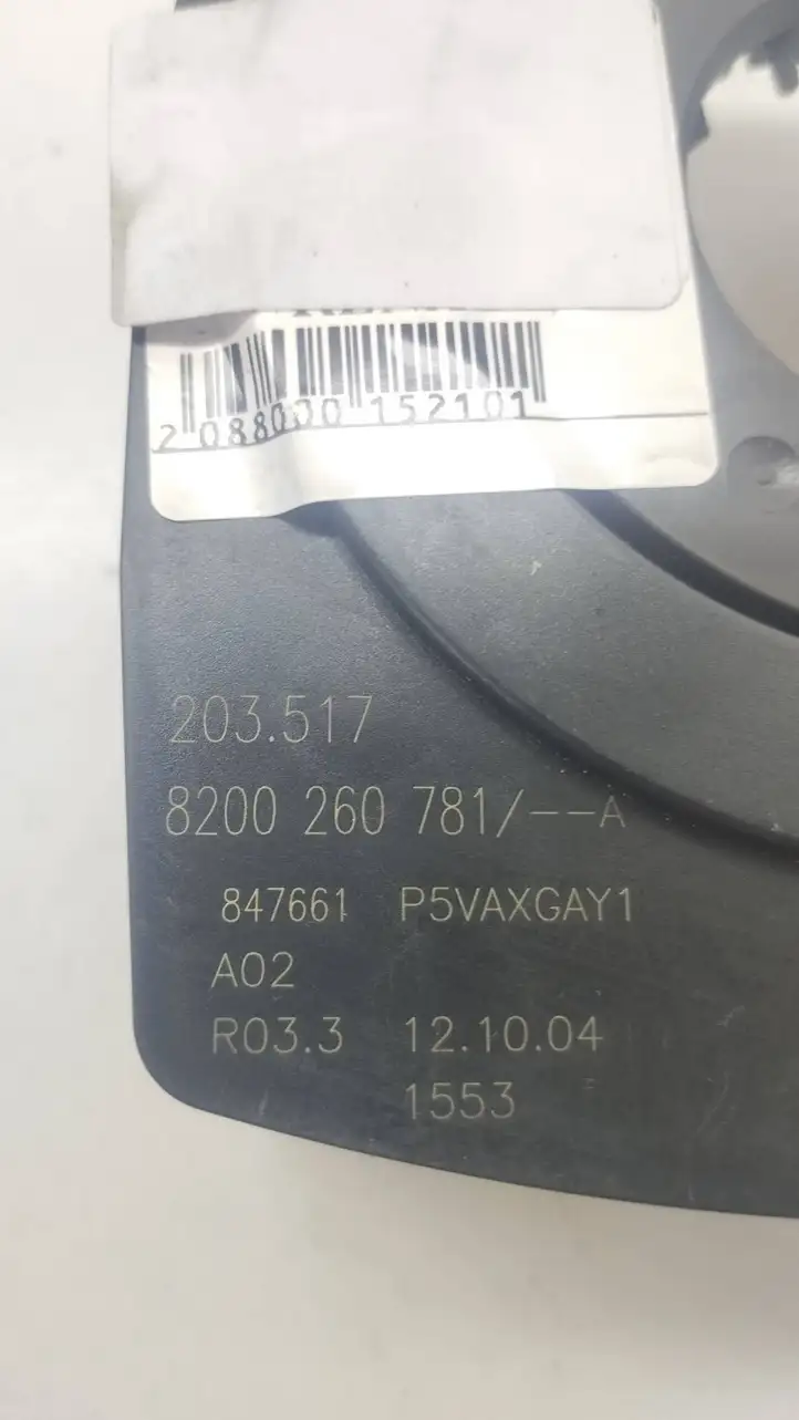 Renault Laguna II (2001 - 2005) 8200260781 Датчик угла поворота руля — фото 2