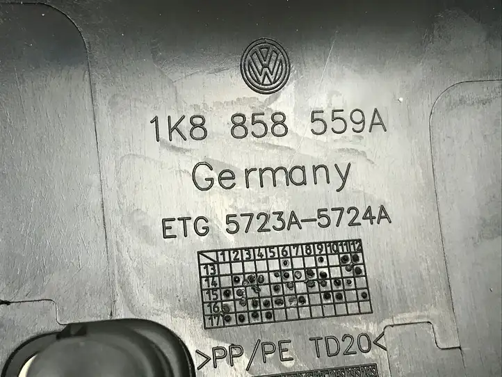 Volkswagen Scirocco (2014 - 2017) 1K8858559A Обшивка рулевой колонки — фото 4