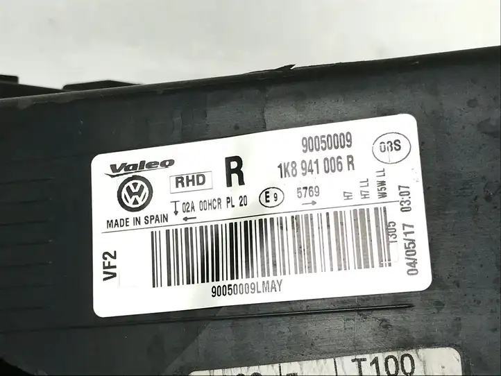 Volkswagen Scirocco (2014 - 2017) 1K8941006R Передняя фара — фото 11
