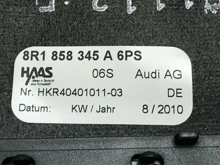 Audi Q5 SQ5 (2008 - 2012) 8R1858345A Обшивка рулевой колонки — фото 3