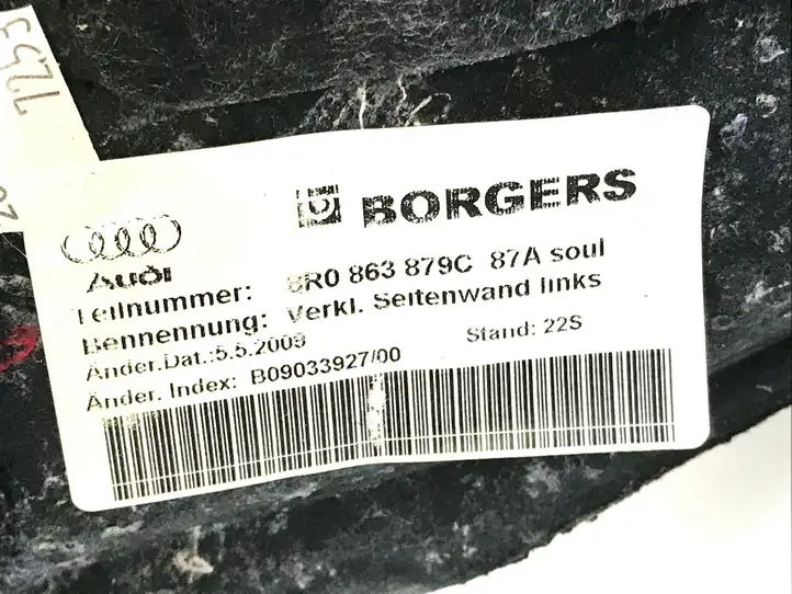 Audi Q5 SQ5 (2008 - 2012) 8R0863879C Боковая обшивка багажника — фото 3