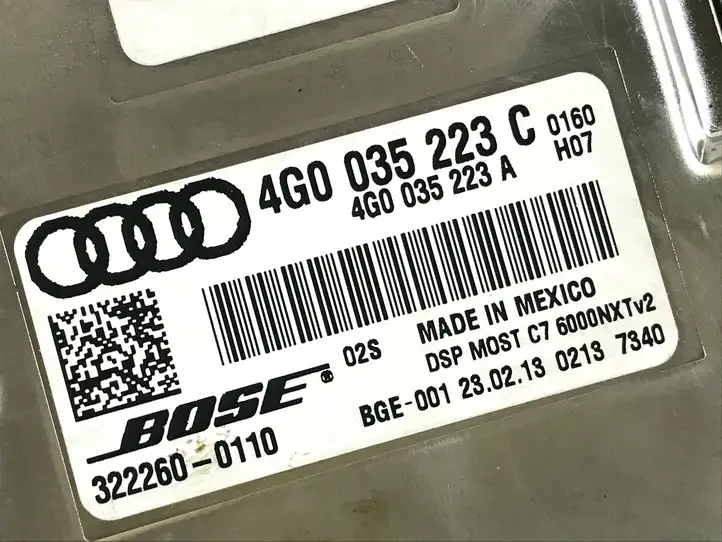 Audi A6 Allroad C7 (2012 - 2014) 4G0035223C Усилитель звука — фото 4