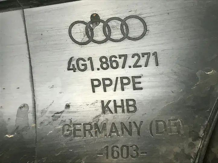 Audi A6 Allroad C7 (2012 - 2014) 4G1867271 Внутренняя отделка переднего порога — фото 4