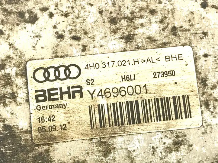 Audi A6 Allroad C7 (2012 - 2014) 4H0317021H Масляный радиатор коробки передач — фото 6