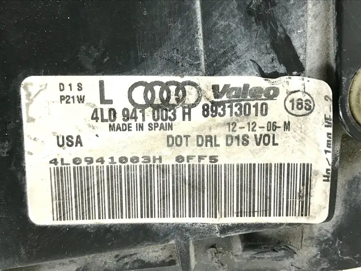 Audi Q7 4L (2005 - 2009) 4L0941003H Передняя фара — фото 5