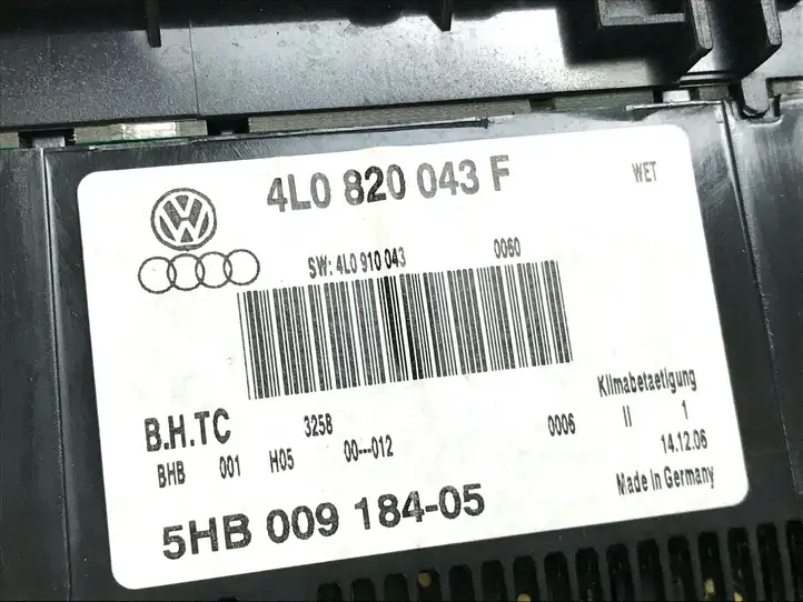 Audi Q7 4L (2005 - 2009) 4L0820043F Блок управления климат-контролем — фото 4