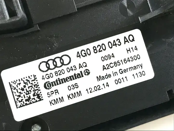 Audi A6 C7 (2011 - 2014) 4G0820043AQ Блок управления климат-контролем — фото 3