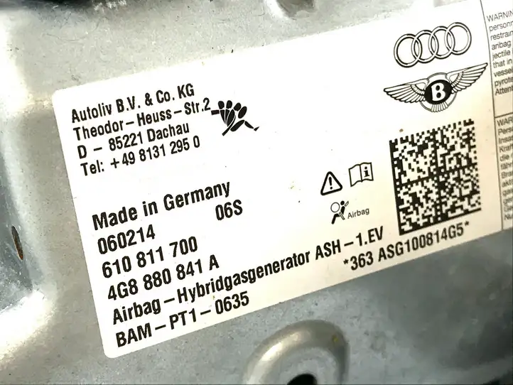 Audi A6 C7 (2011 - 2014) 4G8880841A Коленная подушка безопасности — фото 4