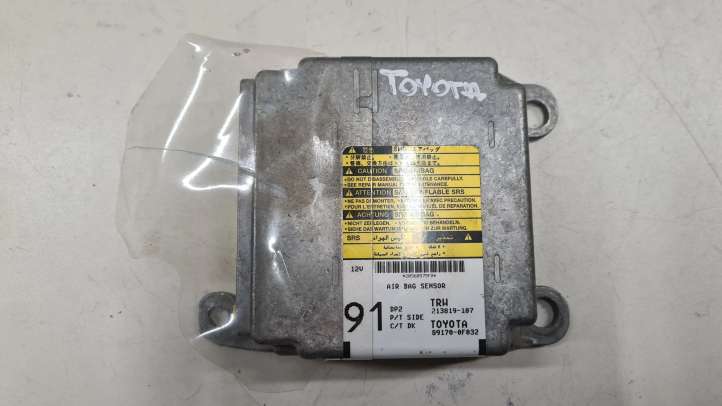 213819107 Toyota Corolla Verso E121 Oro pagalvių valdymo blokas