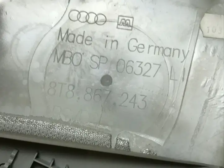 Audi A5 8T 8F (2011 - 2016) 8T8867243 Нижняя обшивка стойки B — фото 3