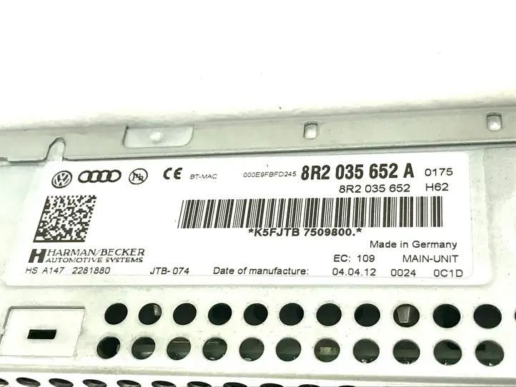 Audi A5 8T 8F (2011 - 2016) 8R2035652A Магнитола / мультимедийная система — фото 4