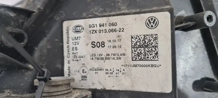Volkswagen Golf VII (2013 - 2019) 5G1641060 Передняя фара — фото 5