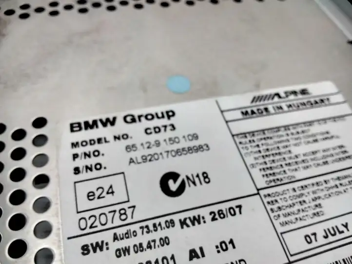 BMW 3 E90 E91 (2005 - 2012) 9150109 Магнитола / мультимедийная система — фото 2