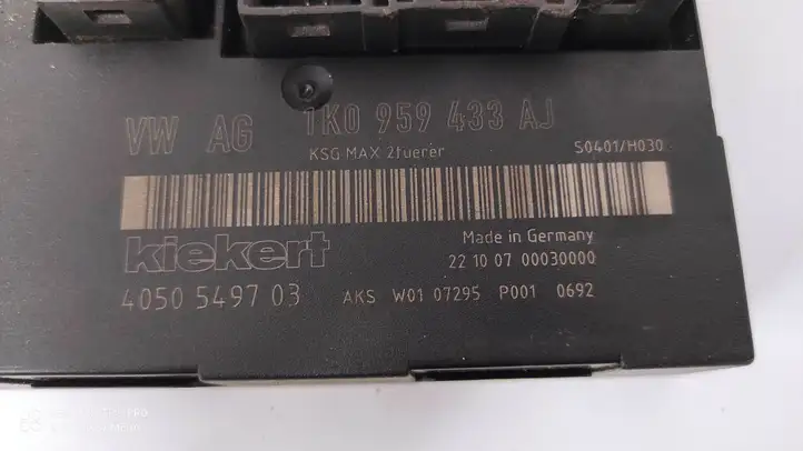 Volkswagen Golf V (2003 - 2009) 1K0959433AJ Модуль комфорта — фото 3