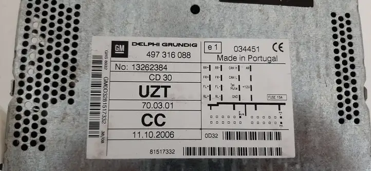 Opel Corsa D (2006 - 2010) 497316088 Магнитола / мультимедийная система — фото 3
