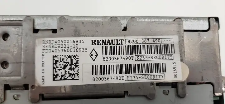 Renault Scenic II - Grand scenic II (2003 - 2006) 8200367490 Магнитола / мультимедийная система — фото 3