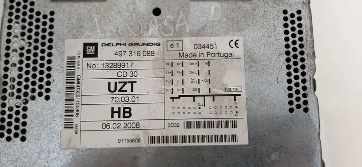 Opel Corsa D (2006 - 2010) 497316088 Магнитола / мультимедийная система — фото 4