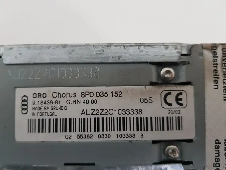Audi A3/S3 8P (2004 - 2008) 8P0035152 Магнитола / мультимедийная система — фото 3