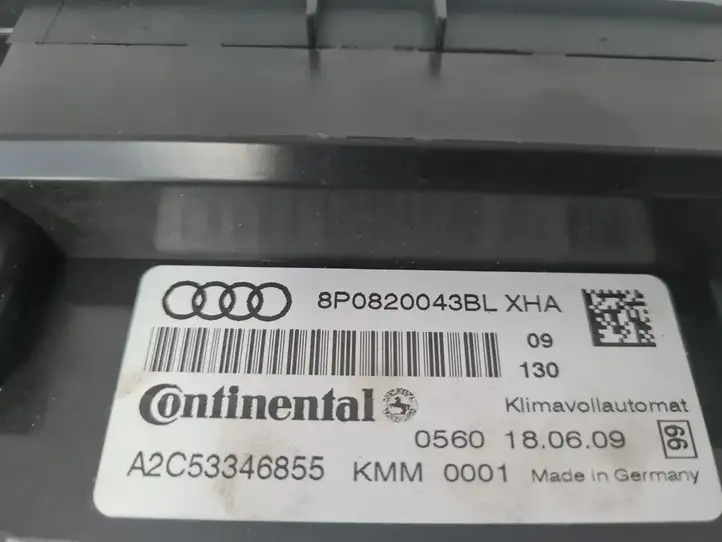 Audi A3/S3 8P (2004 - 2008) 8P0820043BM Блок управления климат-контролем — фото 2