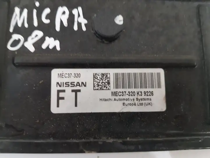 Nissan Micra (2008 - 2010) MEC37320 Блок управления двигателем (ЭБУ) — фото 2