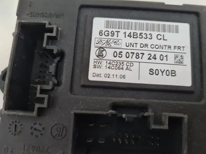 Ford S-MAX (2006 - 2010) 6G9T14B533CL Блок управления дверью — фото 3