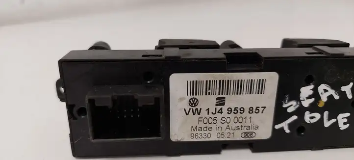 Seat Toledo II (1M) (1998 - 2006) 1J4959857 Блок кнопок стеклоподъемников — фото 3