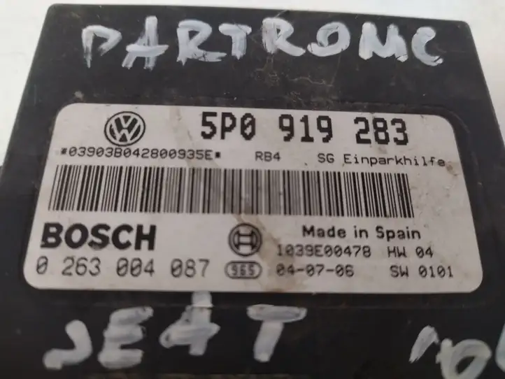 Seat Altea (2004 - 2009) 5P0919283 Блок управления парктрониками — фото 3