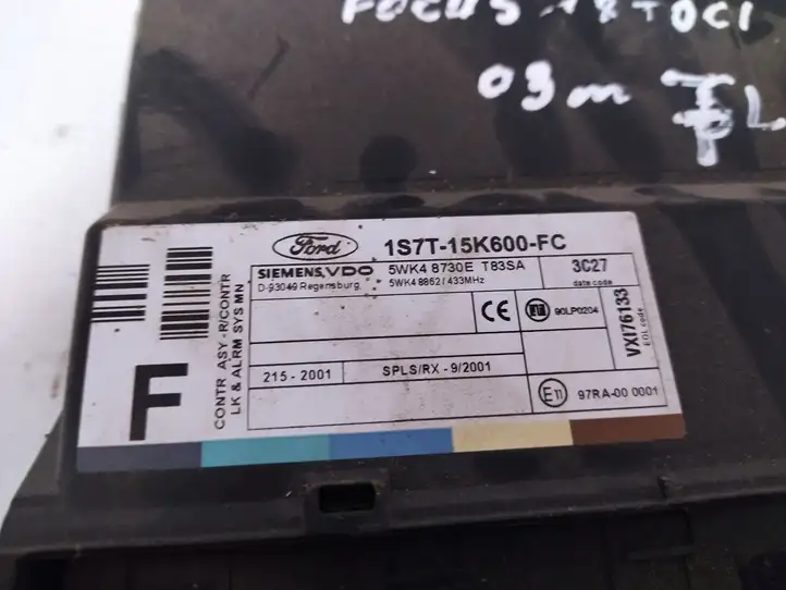 Ford Focus (1998 - 2004) 1S7T15K600FC Модуль комфорта — фото 3