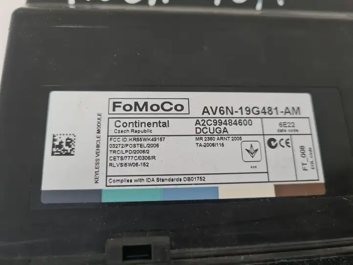 Ford Kuga II (2013 - 2019) AV6N19G481AM Модуль комфорта — фото 4