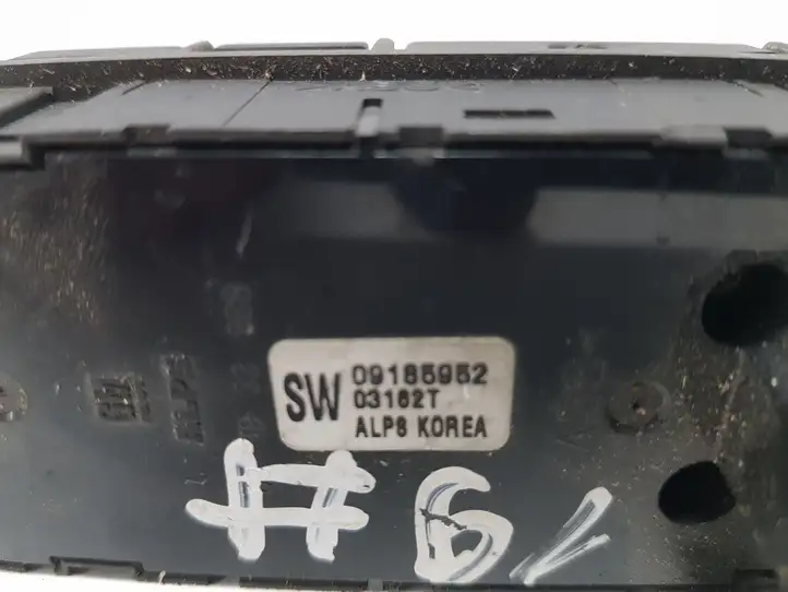 Opel Vectra C (2002 - 2005) 09185952 Блок кнопок стеклоподъемников — фото 3