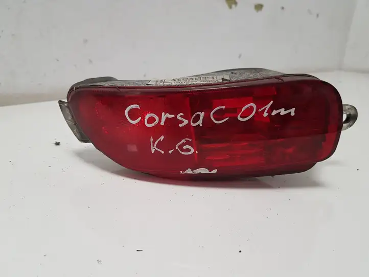 Opel Corsa C (2003 - 2006) 24409337 Задний противотуманный фонарь — фото 1