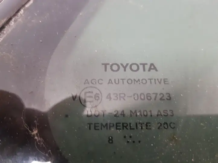 Toyota Avensis T270 (2009 - 2012) 43R006723 Заднее боковое стекло — фото 3