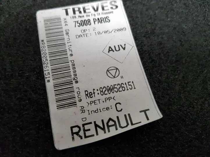 Renault Twingo II (2007 - 2014) 8200526151 Прочая отделка багажника — фото 4