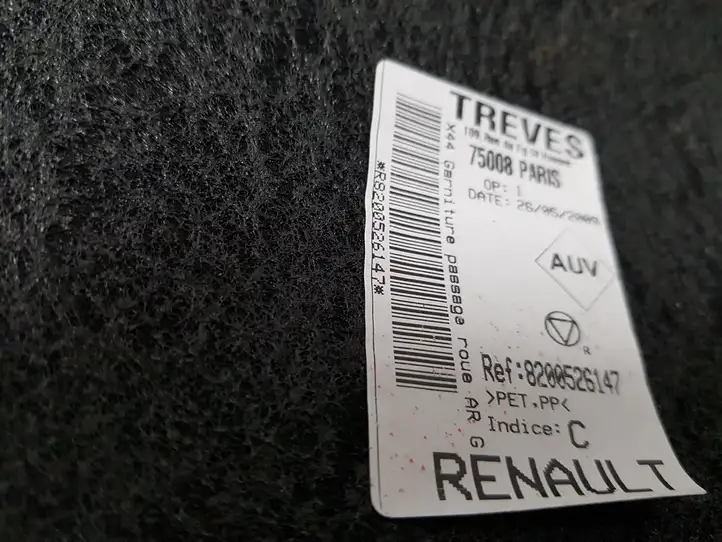 Renault Twingo II (2007 - 2014) 8200526147 Прочая отделка багажника — фото 4