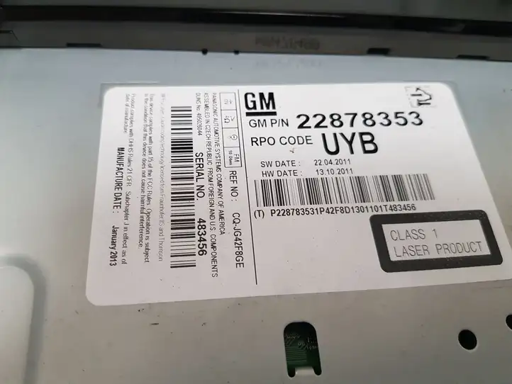 Opel Meriva B (2010 - 2014) 22878353 Блок Hi-Fi аудиосистемы — фото 5