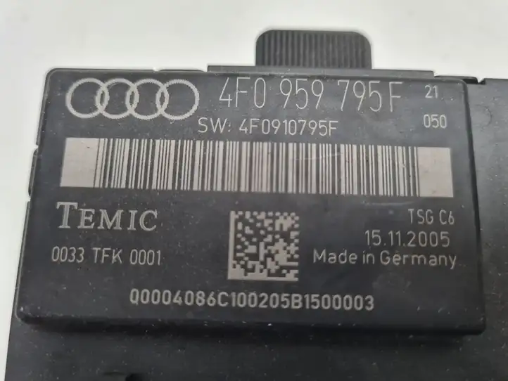 Audi A6 S6 C6 4F (2004 - 2008) 4F0959795F Блок управления дверью — фото 3