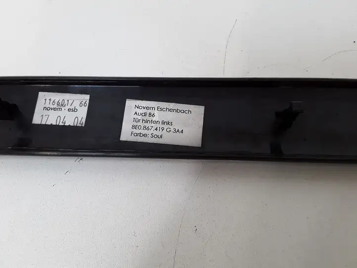 Audi A4 S4 B6 8E 8H (2000 - 2006) 8E0867419G Обшивка задней двери — фото 5