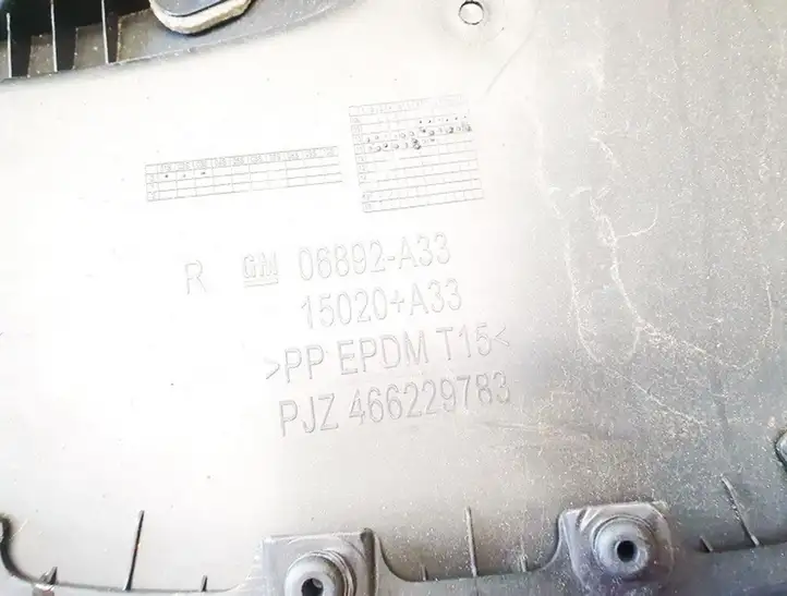 Opel Meriva B (2010 - 2014) 466229783 Обшивка задней двери — фото 3