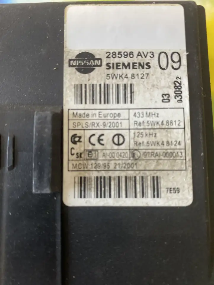 Nissan Primera (2001 - 2008) 28596AV309 Модуль комфорта — фото 4