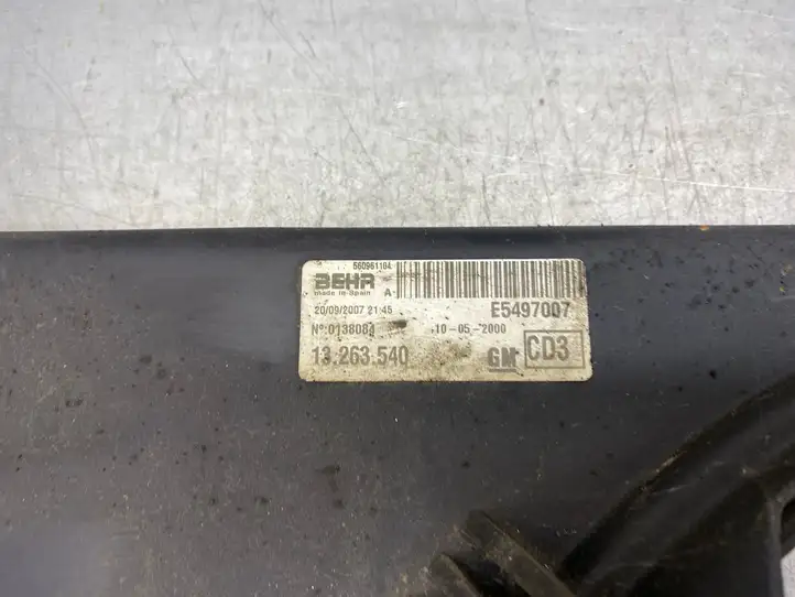 Opel Corsa D (2006 - 2010) 13263540 Дифузор радиатора — фото 3