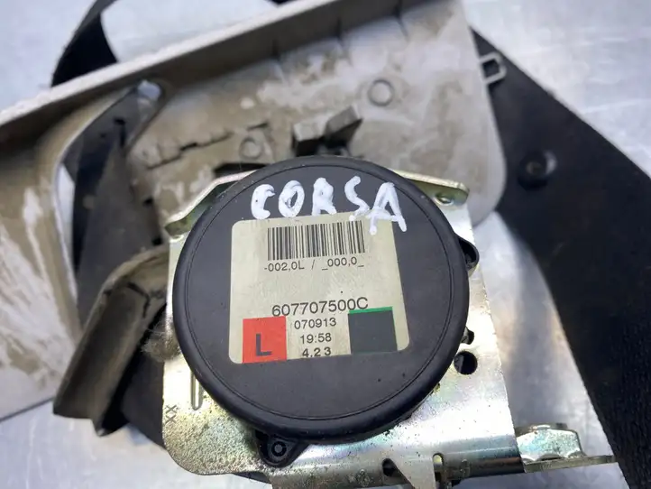 Opel Corsa D (2006 - 2010) 607707500 Передний ремень безопасности — фото 2