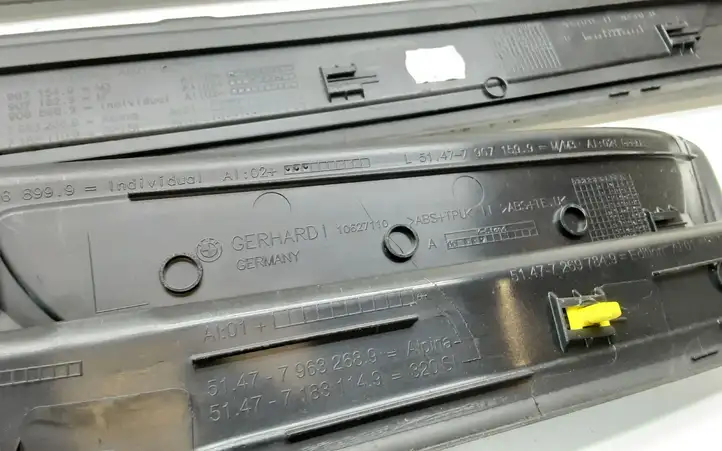 BMW 3 E90 E91 (2005 - 2012) 79071539 Внутренняя отделка переднего порога — фото 3