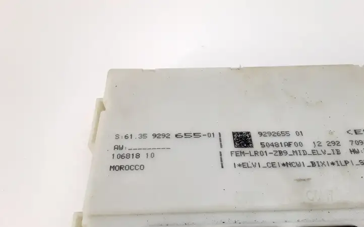 BMW 3 F30 F35 F31 (2012 - 2018) 9292655 Модуль комфорта — фото 3