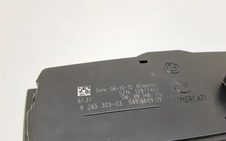BMW 3 F30 F35 F31 (2012 - 2018) 9265305 Включатель фонарей — фото 2