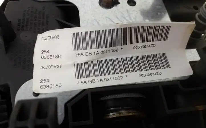 Peugeot 207 (2006 - 2009) 96500674ZD Подушка безопасности руля — фото 7