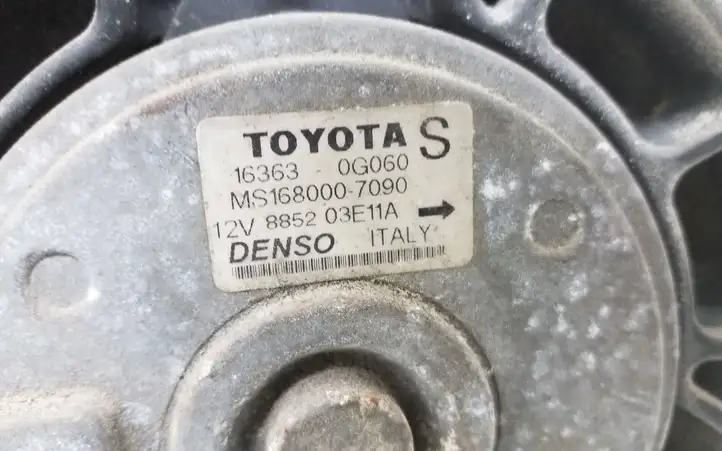 Toyota Avensis T250 (2003 - 2006) 163630G060 Дифузор радиатора — фото 3